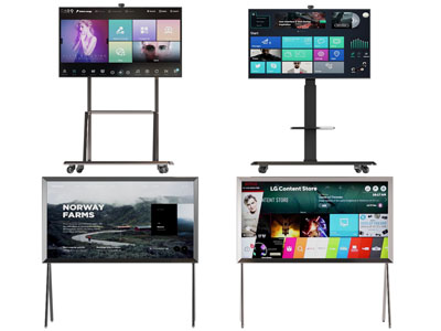现代可移动支架电视机3d模型 现代可移动支架电视机