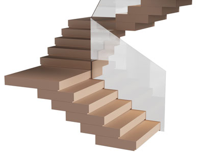 现代旋转楼梯3d模型 现代旋转楼梯