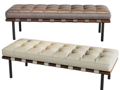 现代长方形沙发凳子