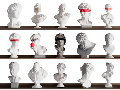 欧式人物头像雕塑雕刻3d模型 欧式人物头像雕塑雕刻