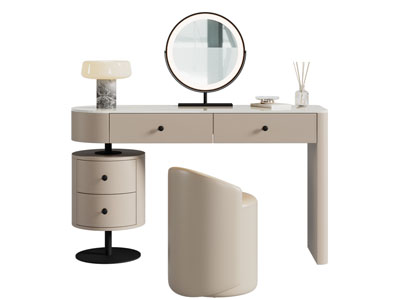 现代化妆 梳妆台3d模型 现代化妆 梳妆台