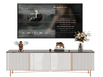 现代轻奢电视柜 电视