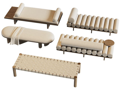 现代床尾凳 沙发凳子