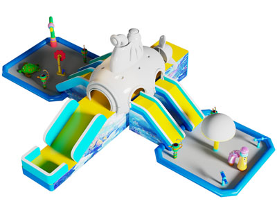现代儿童滑滑梯游乐设备3d模型 现代儿童滑滑梯游乐设备