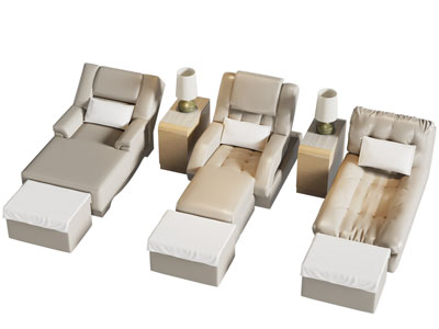 现代洗脚椅子 按摩椅子 躺椅