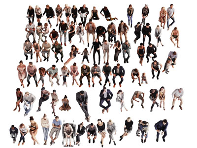 现代男人 女人 人物 多人3d模型 现代男人 女人 人物 多人