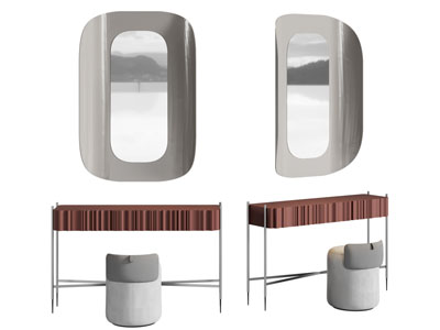 现代化妆 梳妆台3d模型 现代化妆 梳妆台