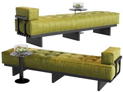 现代长方形贵妃椅 美人榻