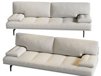 现代多人沙发3d模型 现代多人沙发