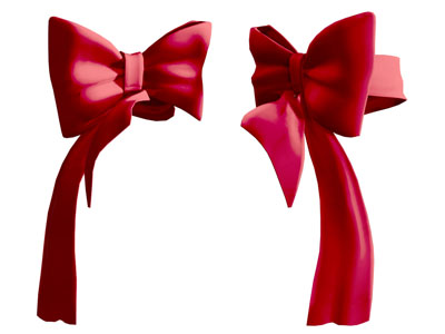 现代蝴蝶结 饰品挂件3d模型 现代蝴蝶结 饰品挂件