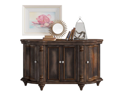 美式玄关柜 边柜3d模型 美式玄关柜 边柜