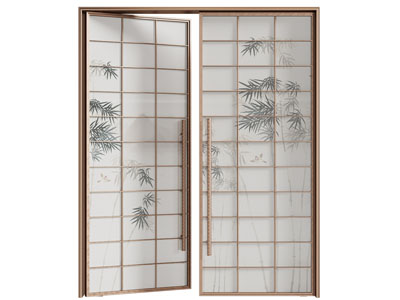 新中式双开门 平开门