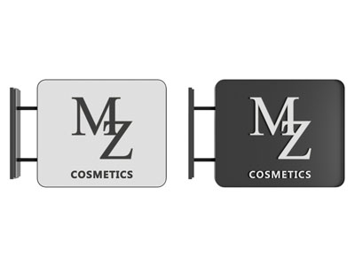 现代亚克力广告灯箱 装饰灯