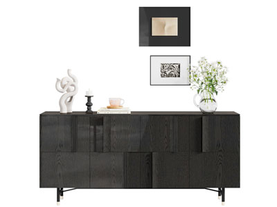 法式玄关柜 边柜3d模型 法式玄关柜 边柜