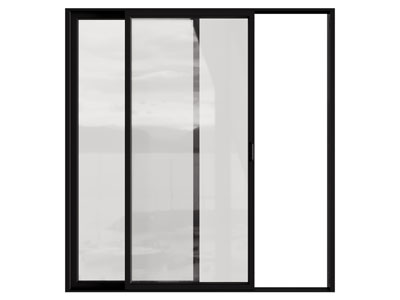 现代玻璃推拉门