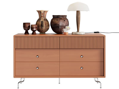 现代玄关柜 摆件组合3d模型 现代玄关柜 摆件组合