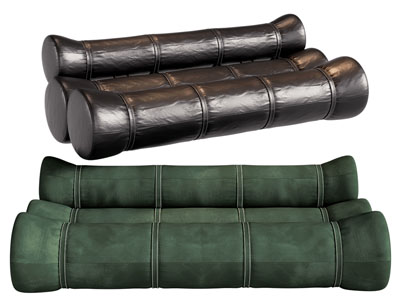 新中式多人沙发3d模型 新中式多人沙发