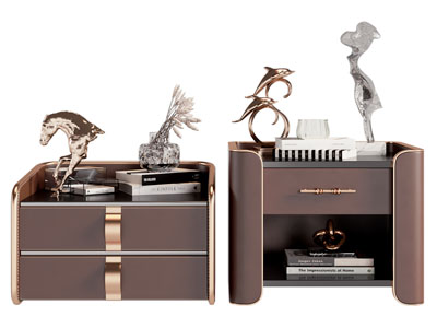 现代轻奢床头柜