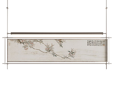 新中式装饰挂画3d模型 新中式装饰挂画