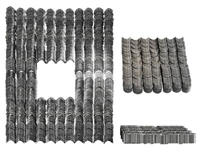 中式瓦片背景墙 建筑构件