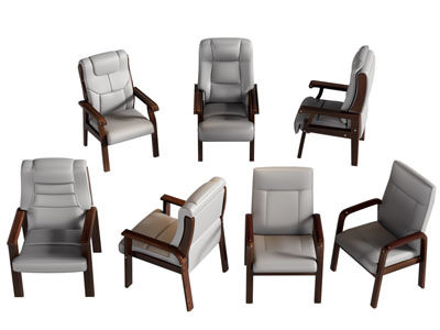 现代扶手椅子 办公椅子