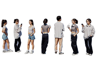 现代女孩 姑娘 女人 男人 人物 多人3d模型 现代女孩 姑娘 女人 男人 人物 多人