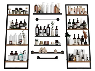 现代洗护用品 卫浴柜架