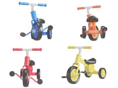 现代儿童自行车 玩具车