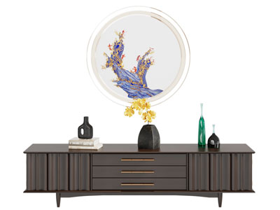 新中式中古风电视柜