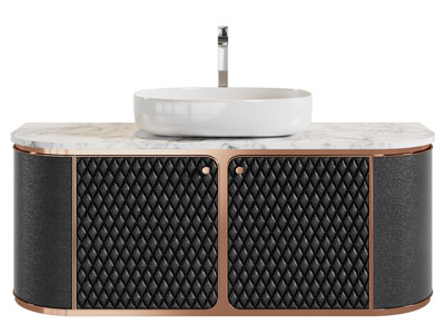 现代轻奢洗手台 浴室柜