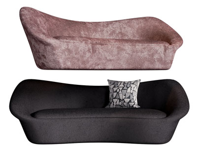 现代多人沙发3d模型 现代多人沙发