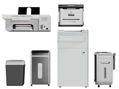 现代打印机 办公电器3d模型 现代打印机 办公电器