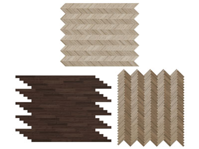 现代实木地板 地面拼花