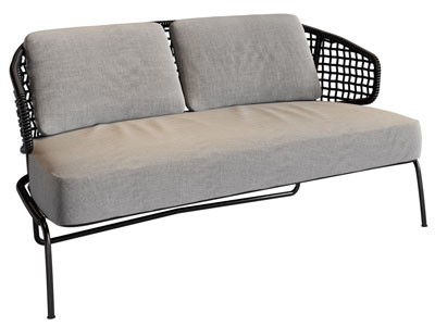 现代多人沙发3d模型 现代多人沙发