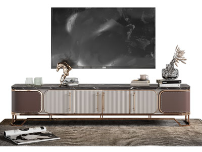 现代轻奢电视柜 电视