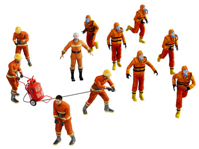 现代消防员 男人 人物3d模型 现代消防员 男人 人物