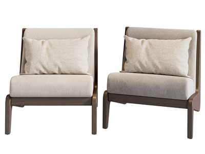 现代布艺休闲椅子