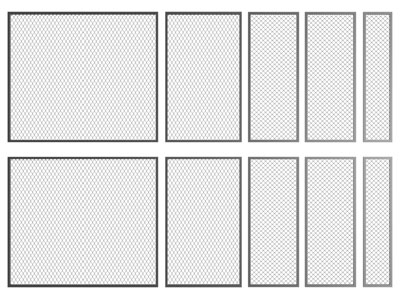 现代金属网隔断 围栏 围挡
