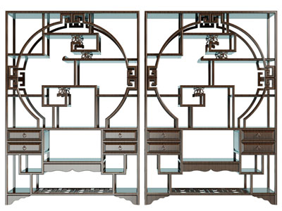新中式博古架 装饰柜