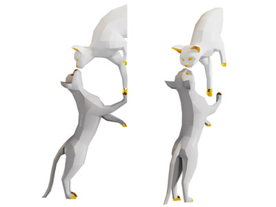 现代抽象几何动物雕塑雕刻 摆件组合3d模型 现代抽象几何动物雕塑雕刻 摆件组合