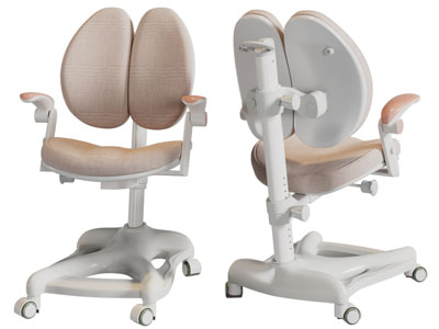 现代可移动学生椅子 转椅