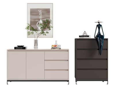 现代玄关柜 边柜 斗柜3d模型 现代玄关柜 边柜 斗柜