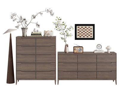 现代实木斗柜 边柜 玄关柜3d模型 现代实木斗柜 边柜 玄关柜