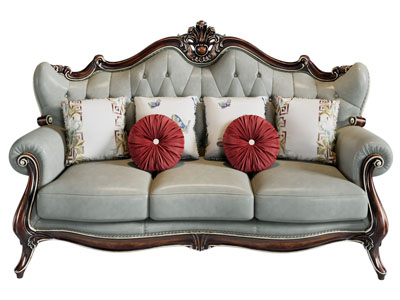 欧式多人沙发3d模型 欧式多人沙发