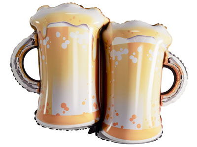 现代啤酒杯logo 气球啤酒杯3d模型 现代啤酒杯logo 气球啤酒杯