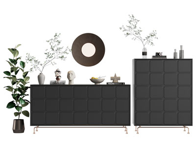 现代玄关柜 边柜3d模型 现代玄关柜 边柜