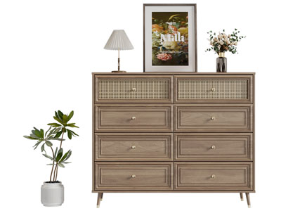 北欧实木斗柜 玄关柜 边柜3d模型 北欧实木斗柜 玄关柜 边柜