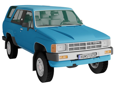 现代卡通汽车 玩具车