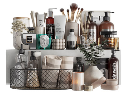 现代洗护用品 卫浴小件3d模型 现代洗护用品 卫浴小件