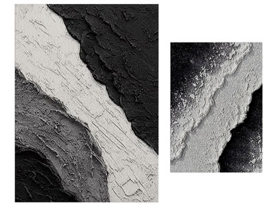现代黑白装饰挂画3d模型 现代黑白装饰挂画